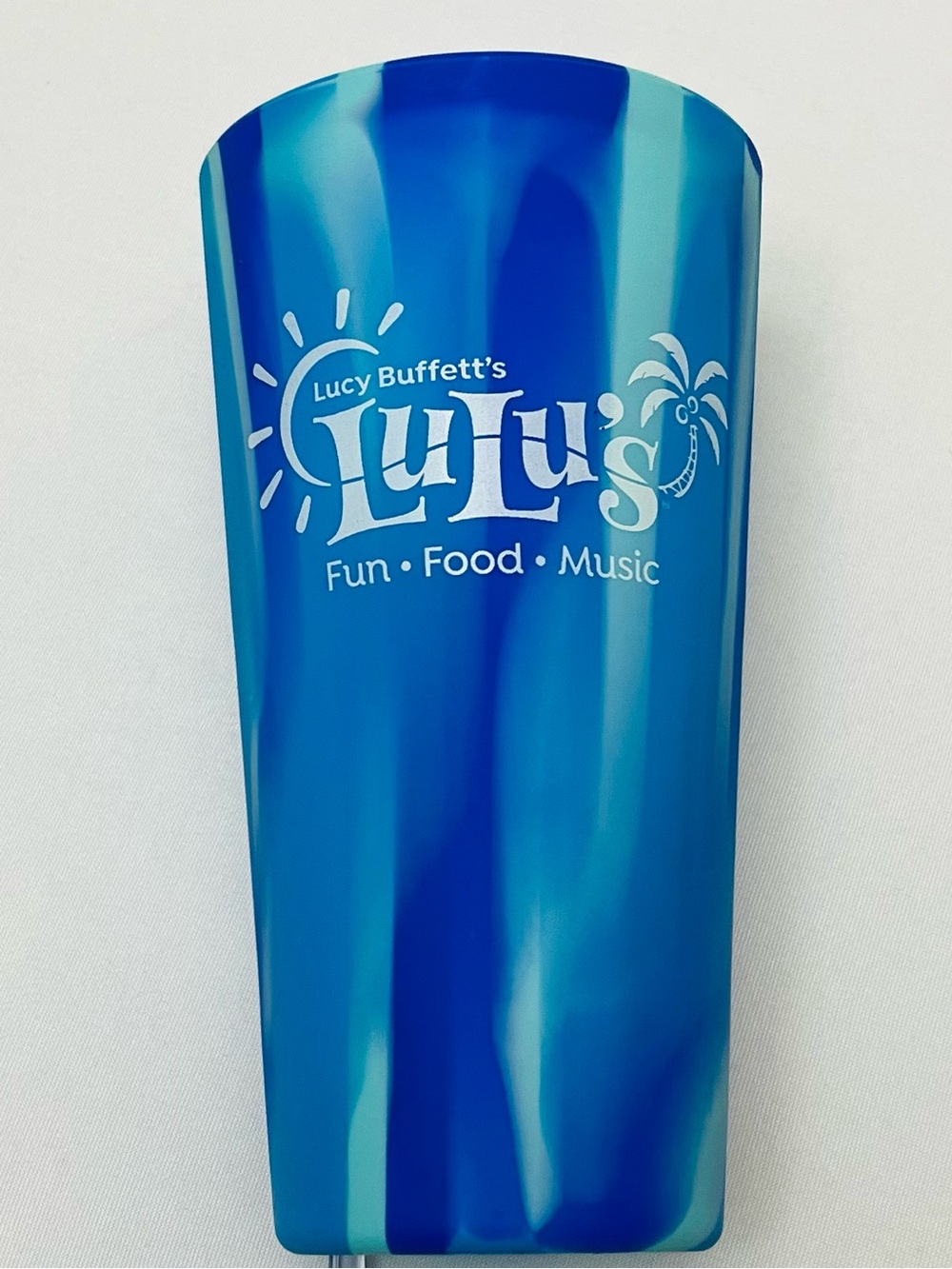 Lulu's Teal and Blue Insulated Tumbler with Logo